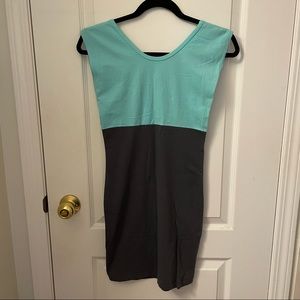 American Apparel Color Block Dress